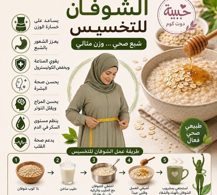 فوائد الشوفان للتخسيس